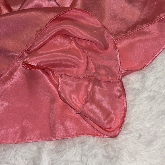 Victoria's Secret VTG '80s Gold Label Hi-Gloss Satin PJ Sleep Shorts +Top SZ M - Picture 11 of 12